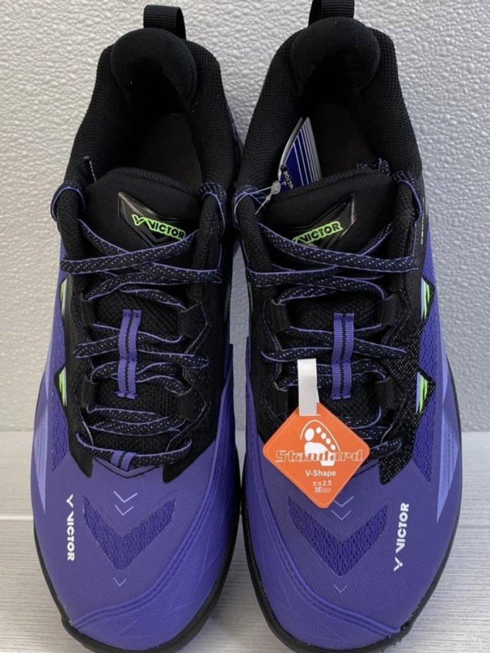Victor C90NLite JC Unisex M9.5 W11 Black/Purple Double Mesh Badminton Sneakers